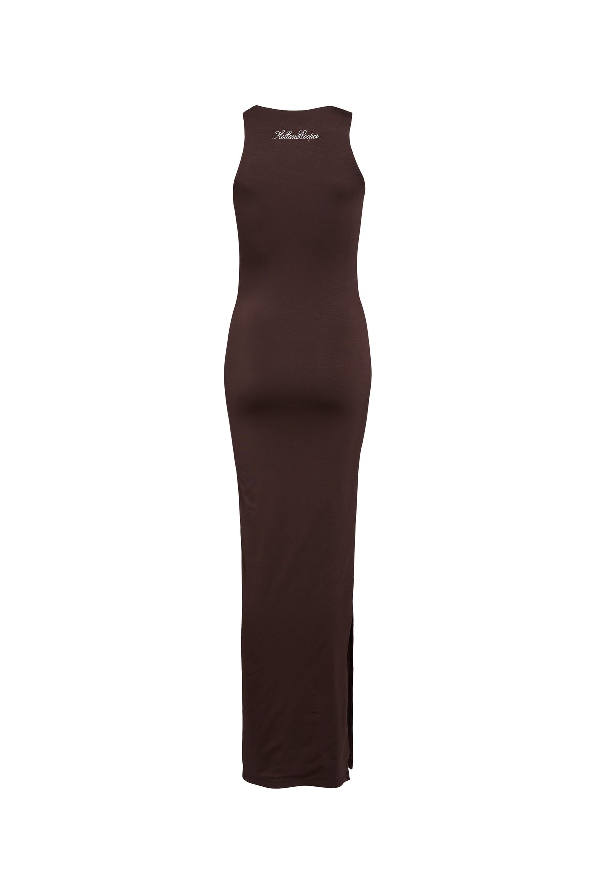 Monogram Maxi Dress (Chocolate)