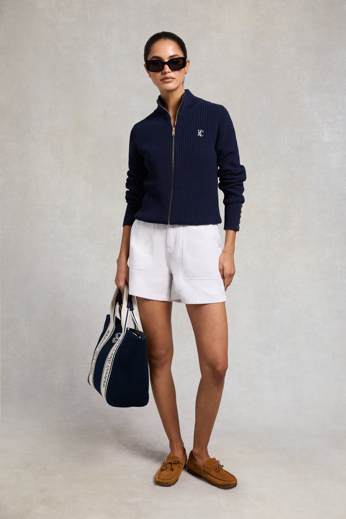 Northleach Cardigan (Ink Navy)