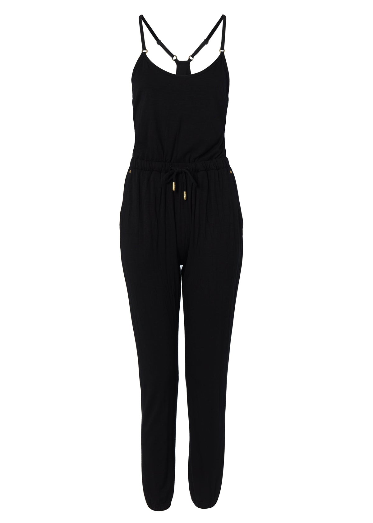 Iconic Jersey Jumpsuit (Black)