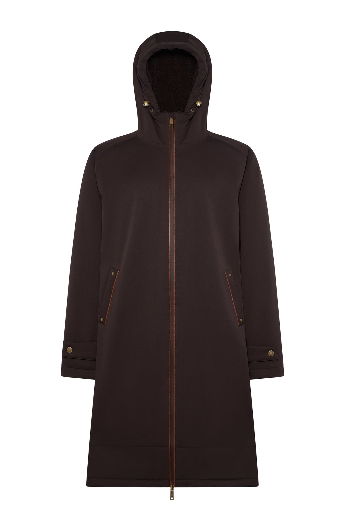 Men's One-Size Waterproof Coat (Chocolate)