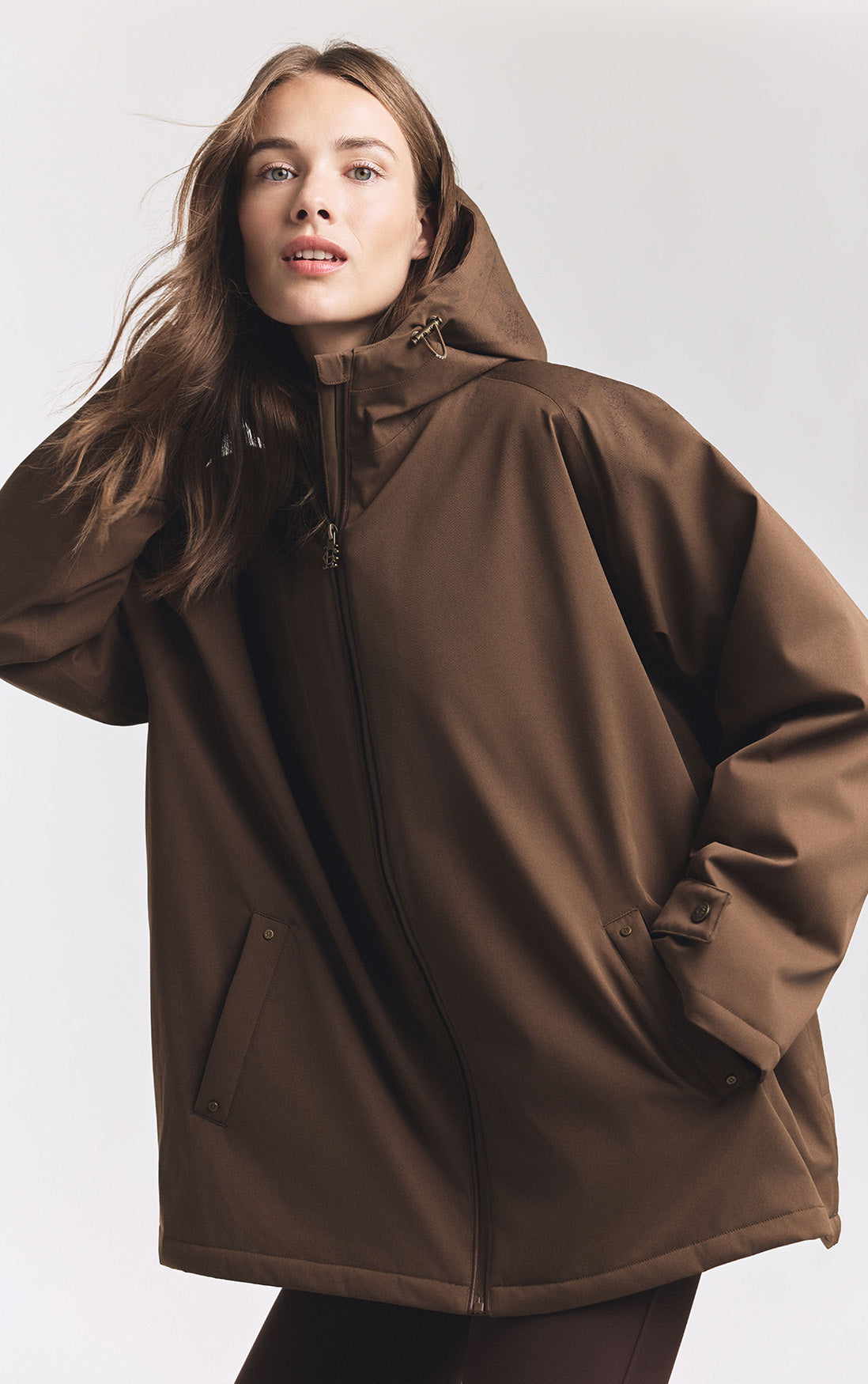 One-Size Waterproof Jacket (Chestnut)