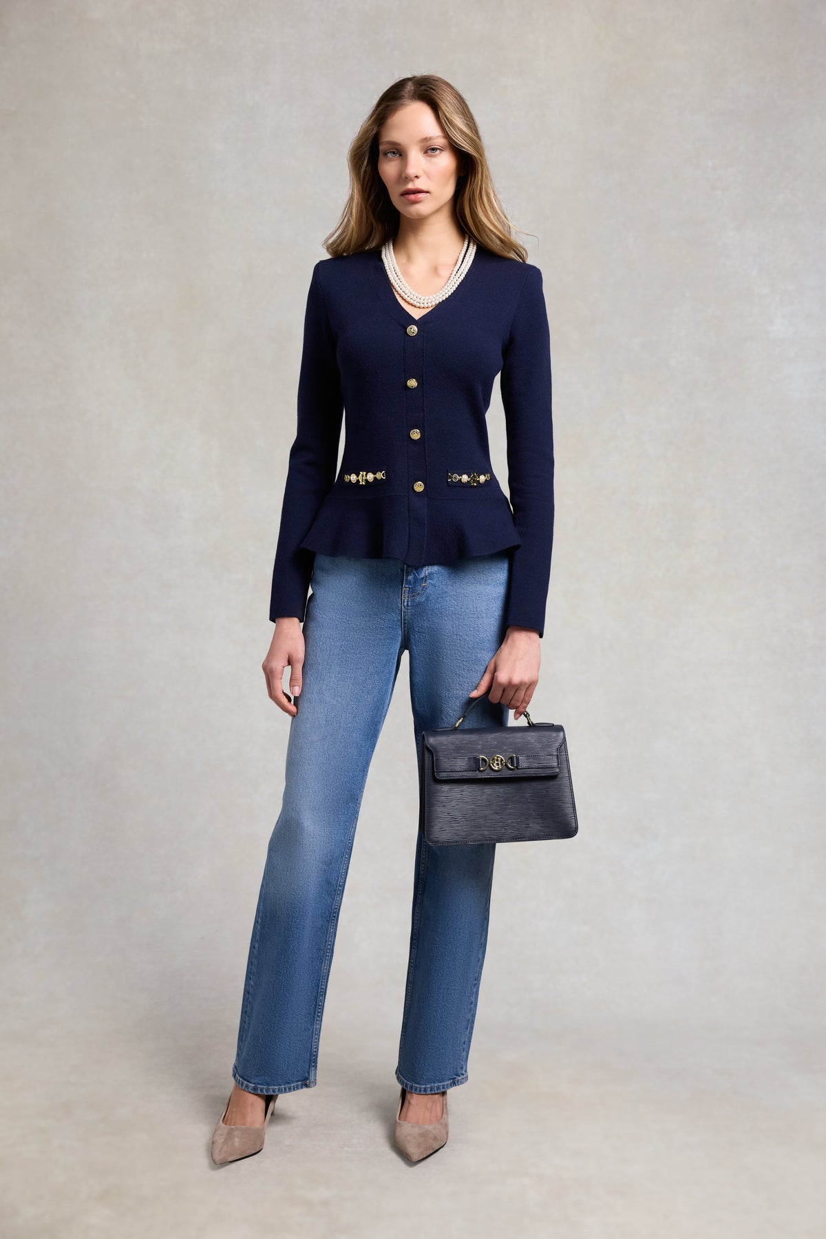 Patricia Cardigan (Ink Navy)
