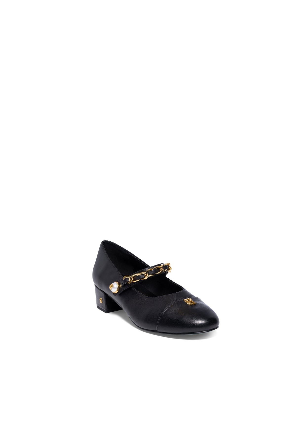 Pearl Ballet Mid Heel (Black)