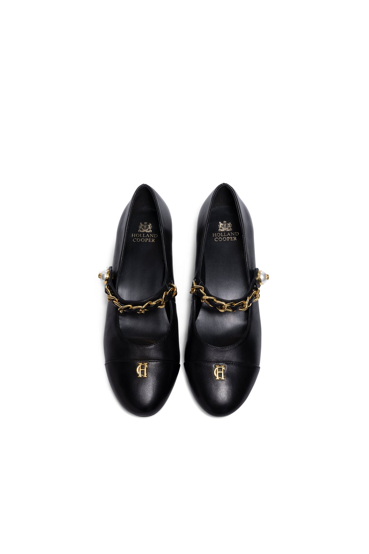 Pearl Ballet Mid Heel (Black)