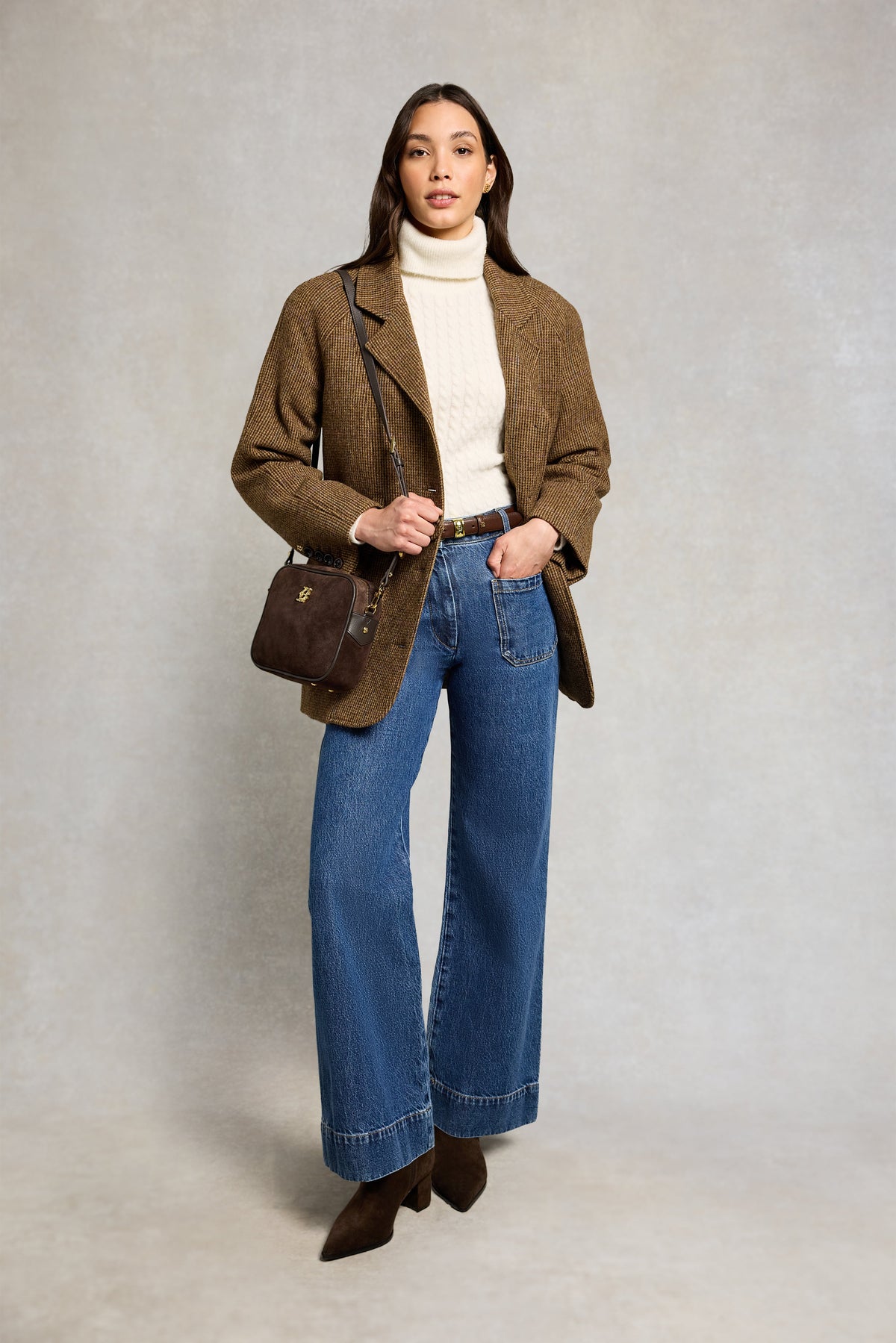 Polly Roll Neck Knit (Winter White)