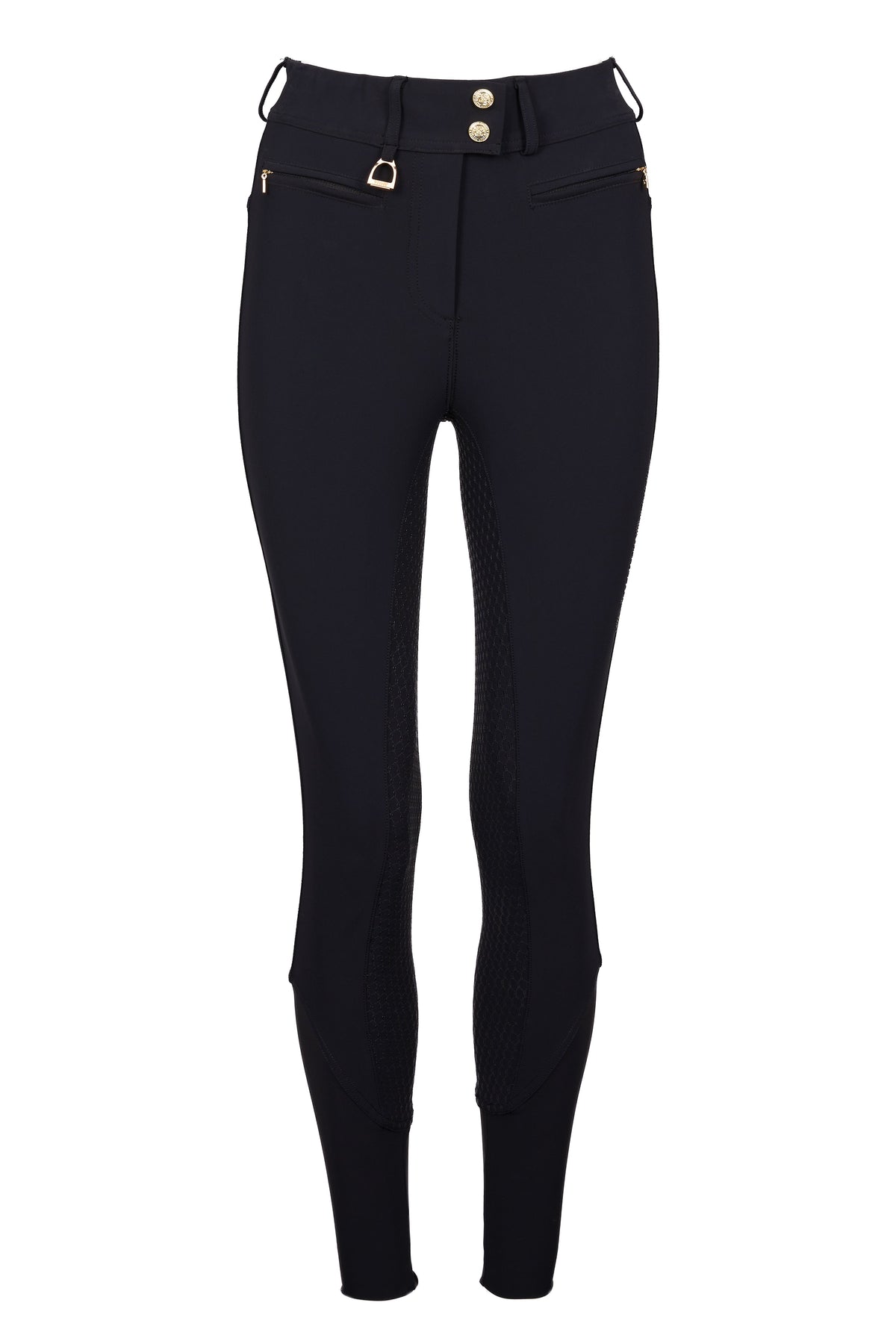 Premium Mid Rise Breeches (Black)