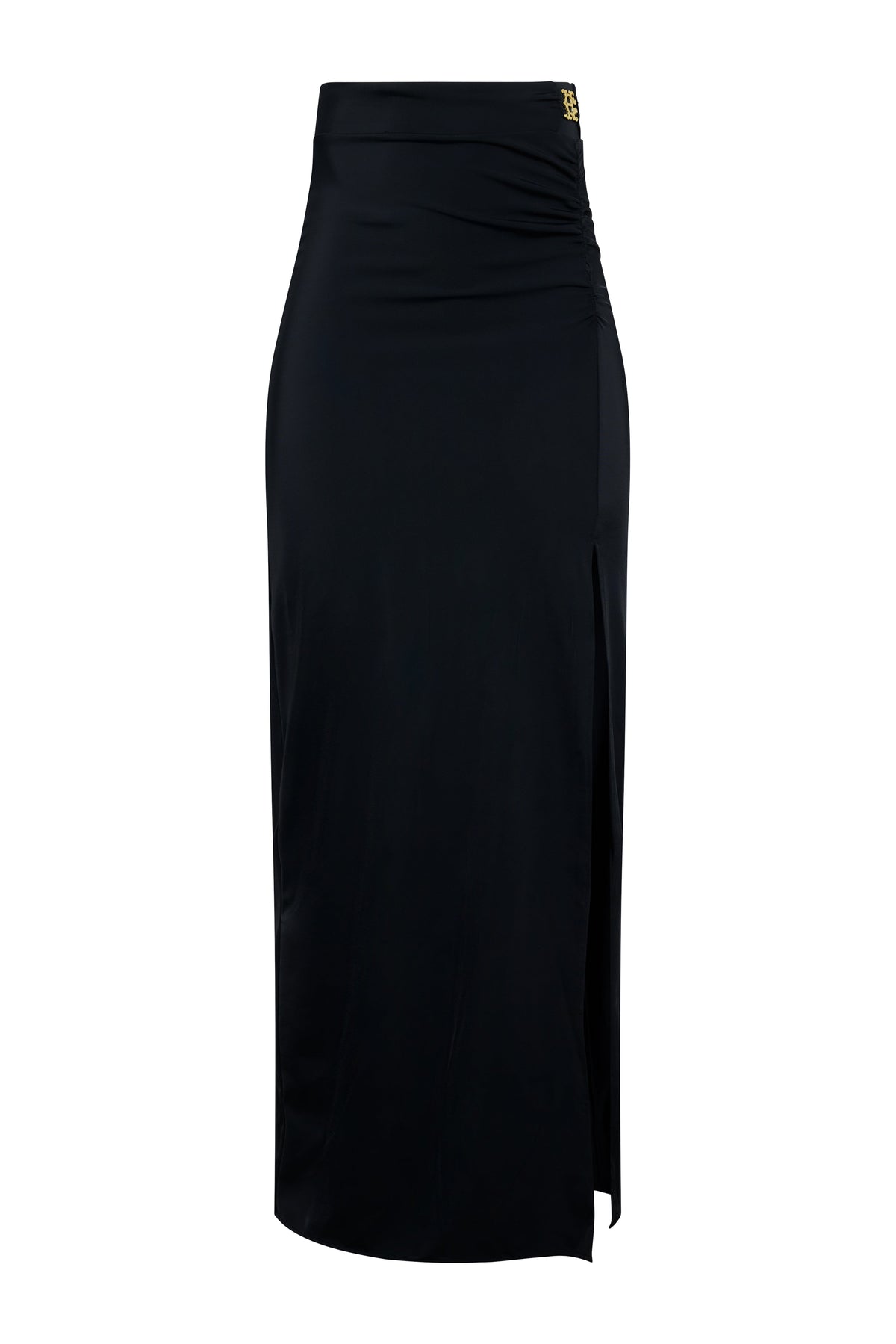Ava Wrap Beach Skirt (Black)