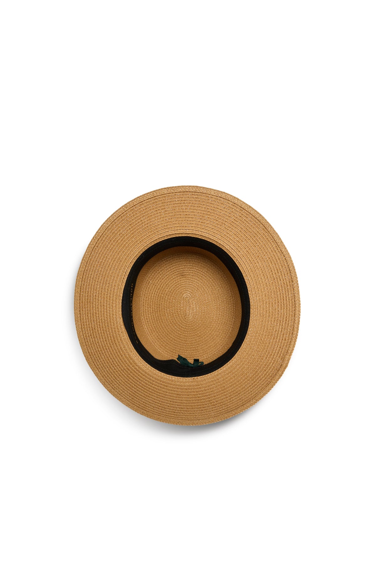 Boater Hat (Camel Latte Navy)
