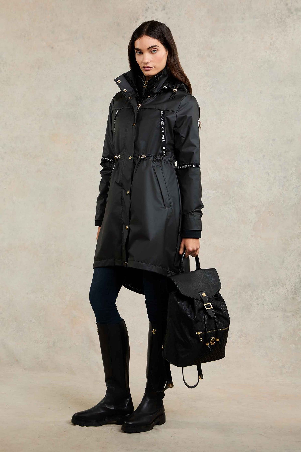 Regency Backpack (Black Monogram)