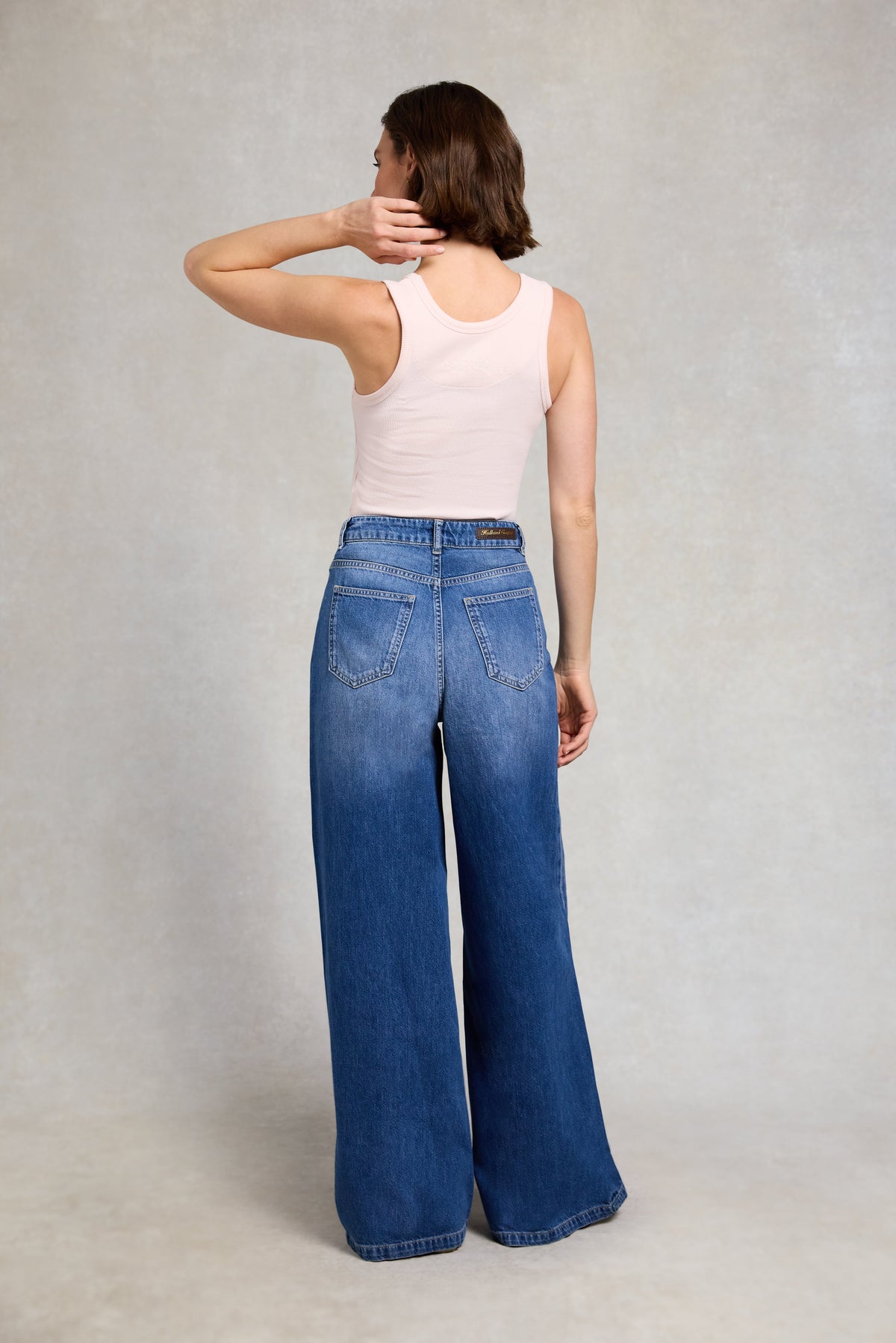 Rebecca Rib Tank (Palest Pink)