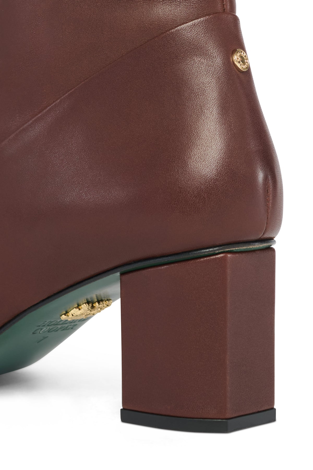 Regency Mid Heel Ankle Boot (Rich Chocolate)