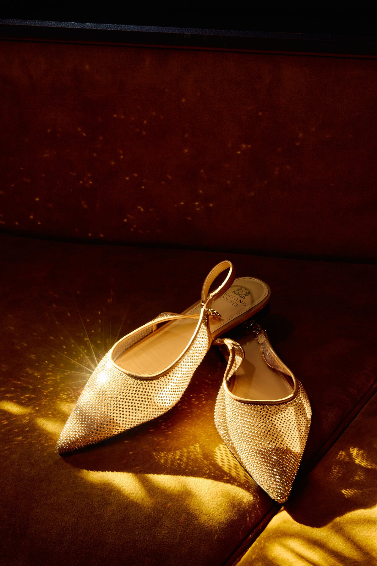 Regency Slingback (Tan Crystal)