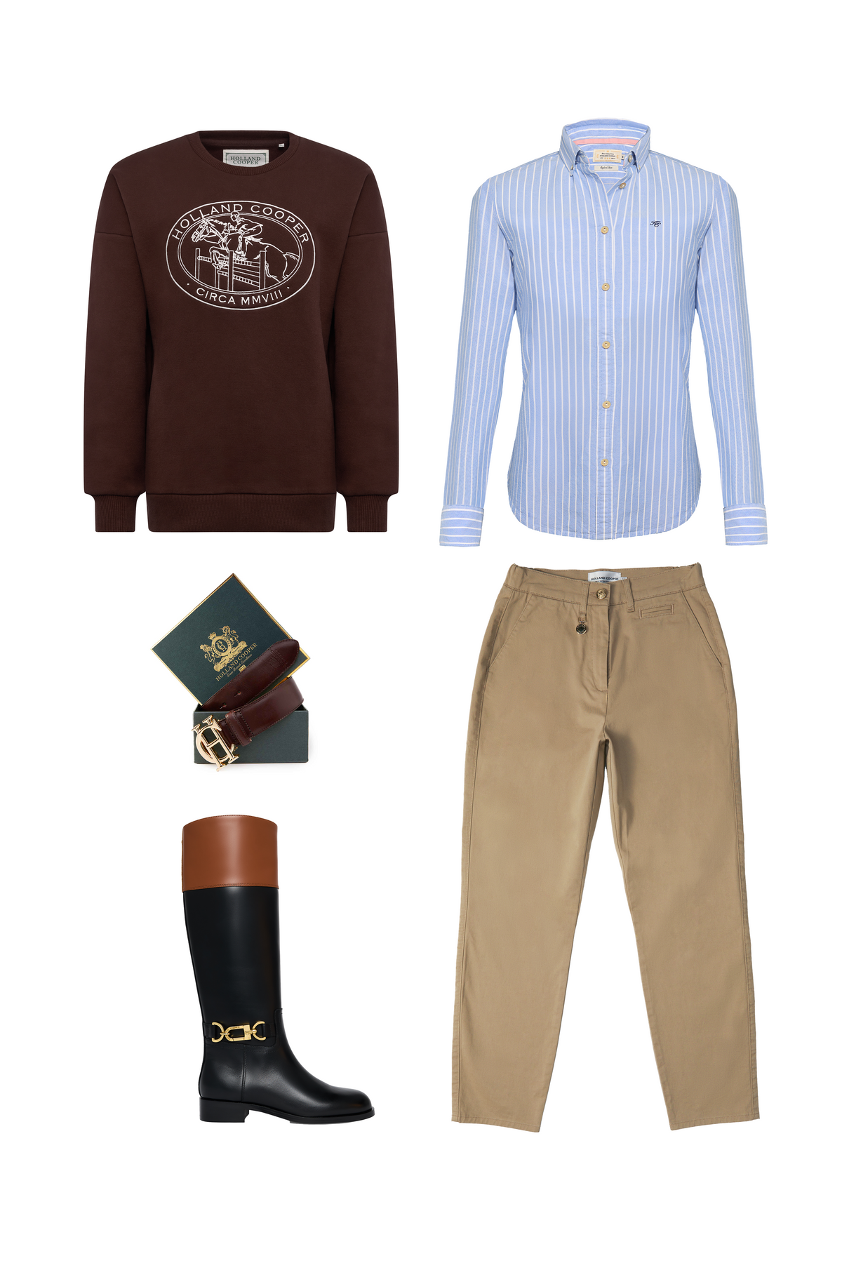 The Relaxed Fit Crew Neck Sweat Look