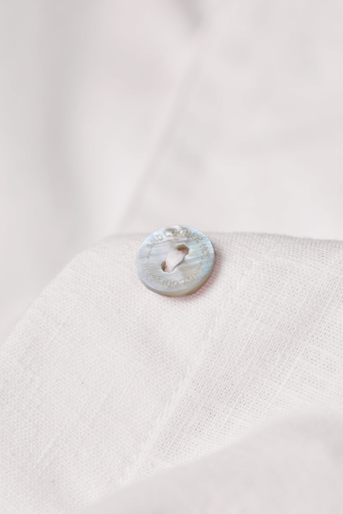 Relaxed Fit Linen Shirt (Optic White)
