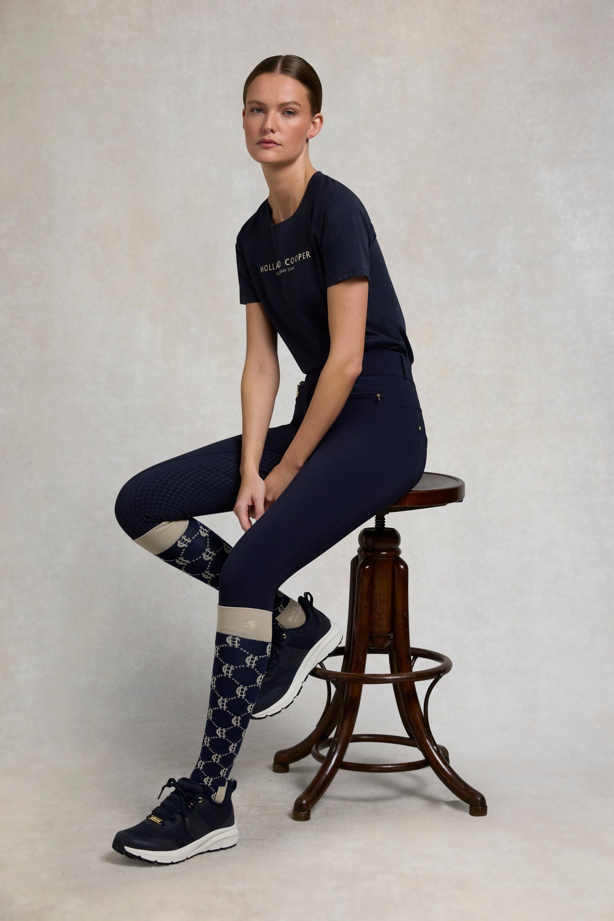 Riding Sock 2 Pack (Navy Stone)