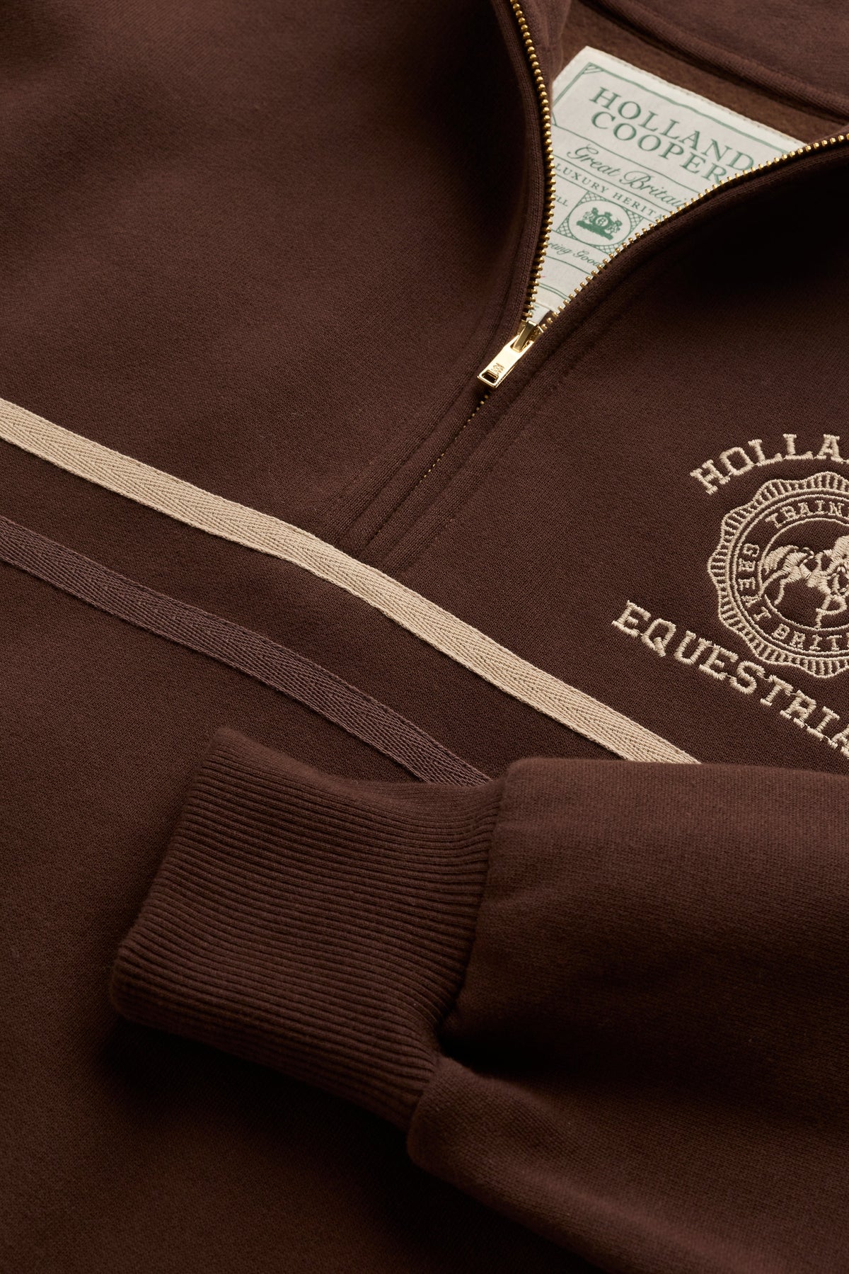 Roan Quarter Zip (Walnut)