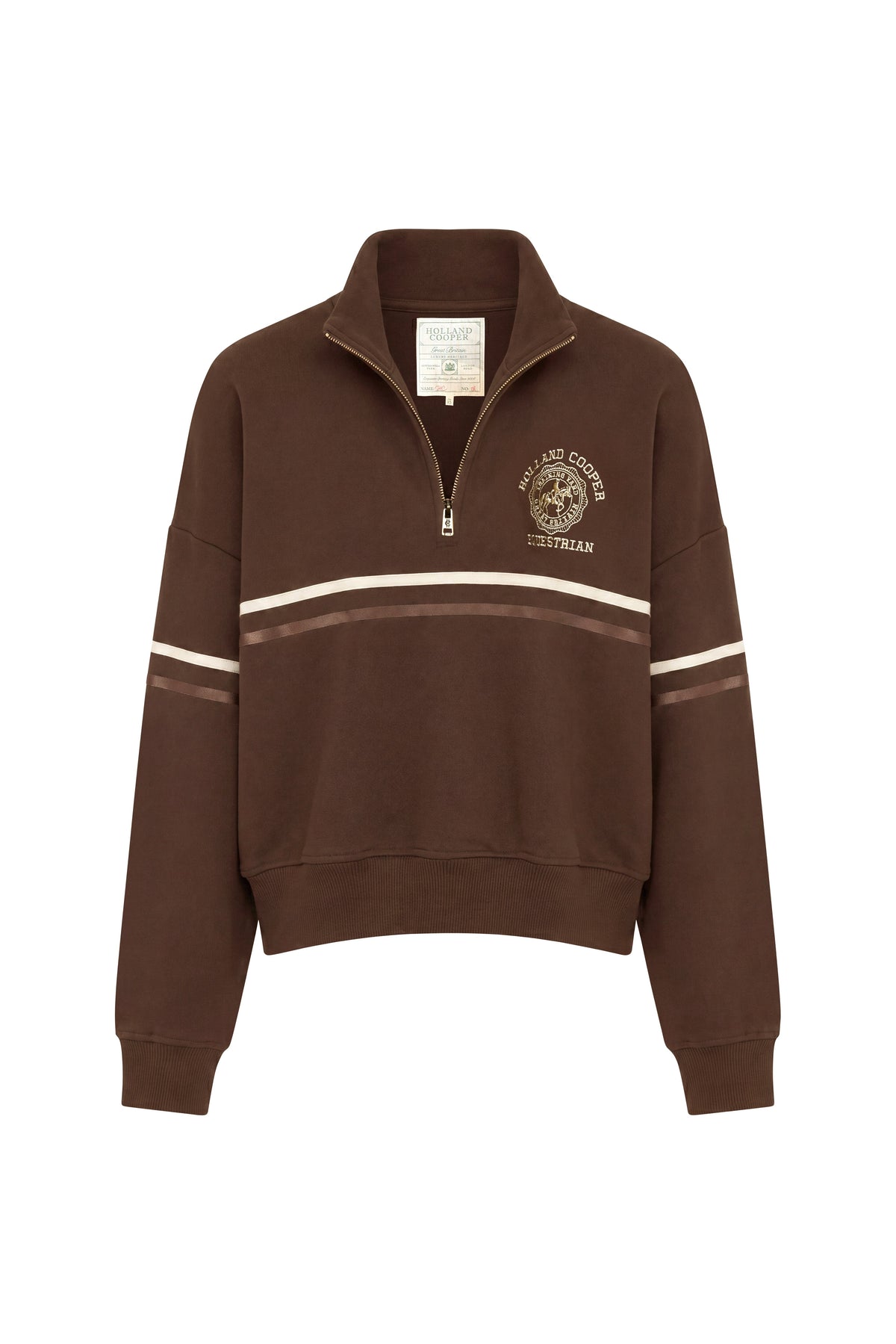 Roan Quarter Zip (Walnut)