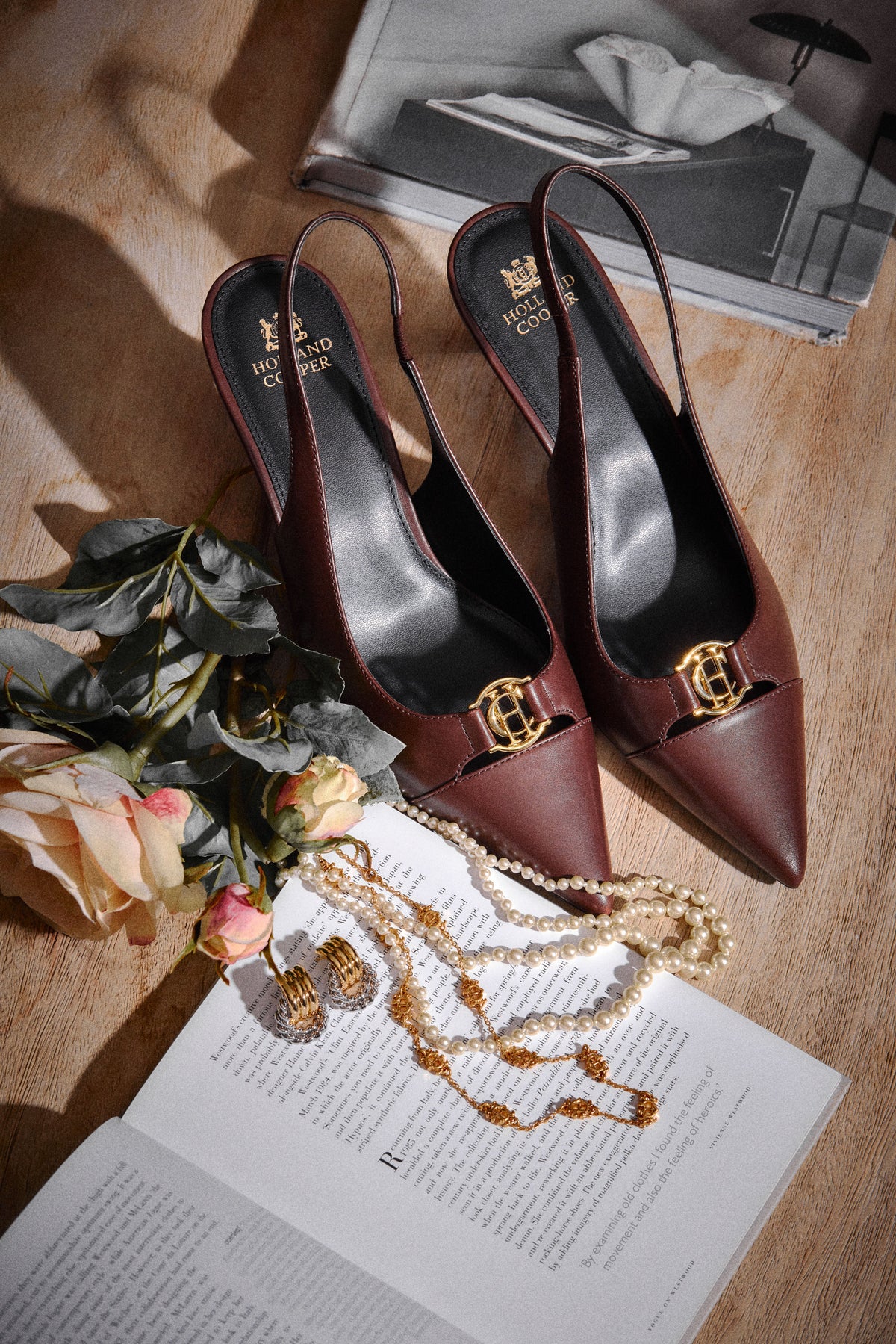 Wear All Day Monroe Slingback (Chocolate Leather)