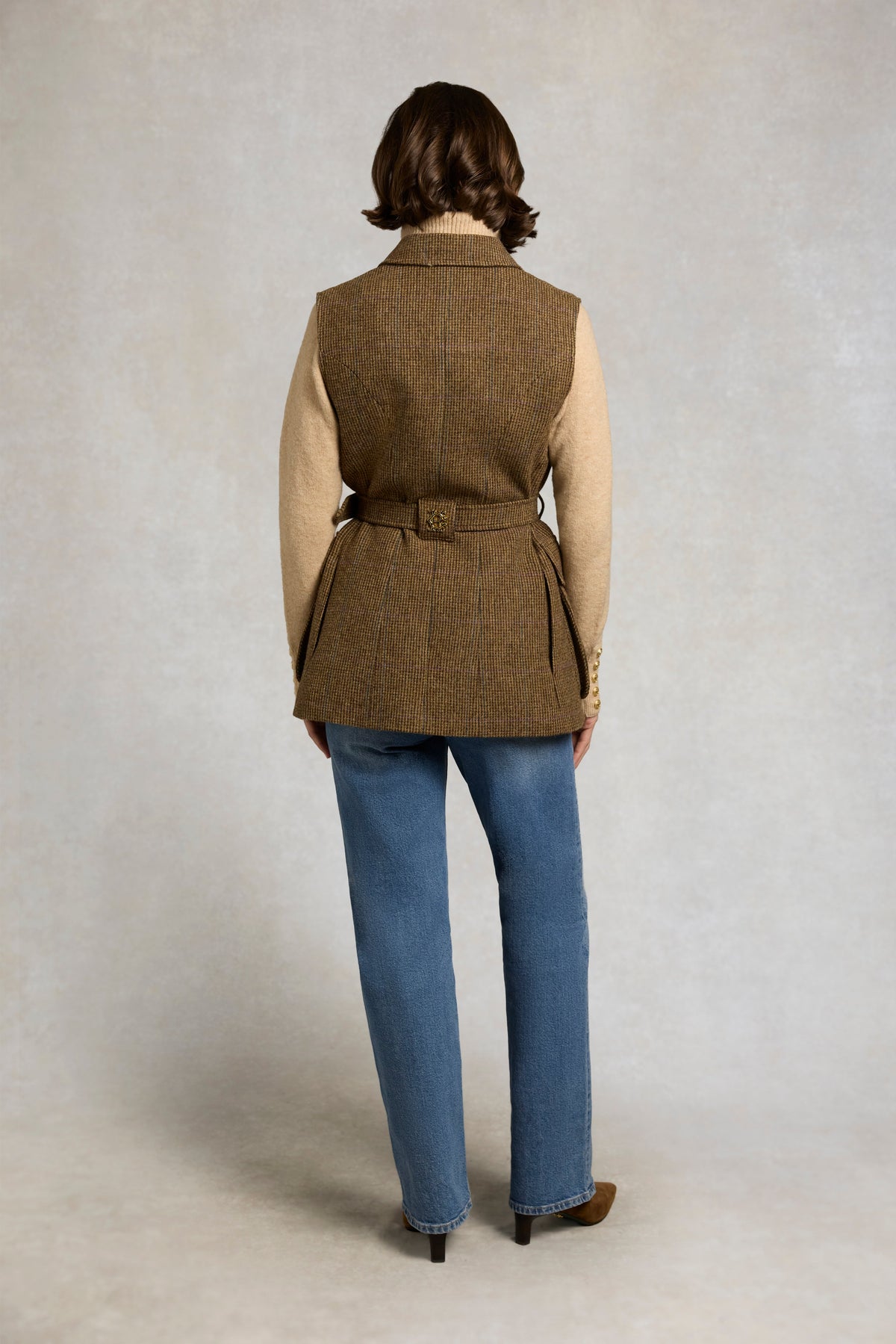 Cotswold Belted Gilet (Bamford Tweed)