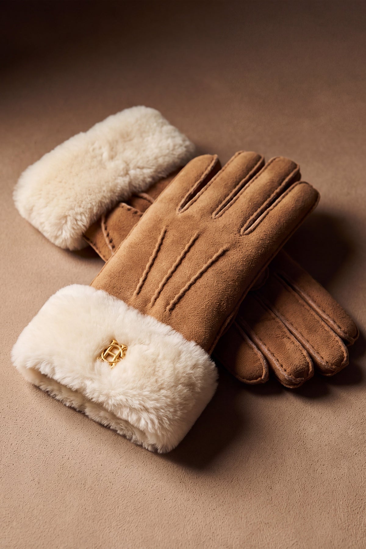 Shearling Glove (Tan)