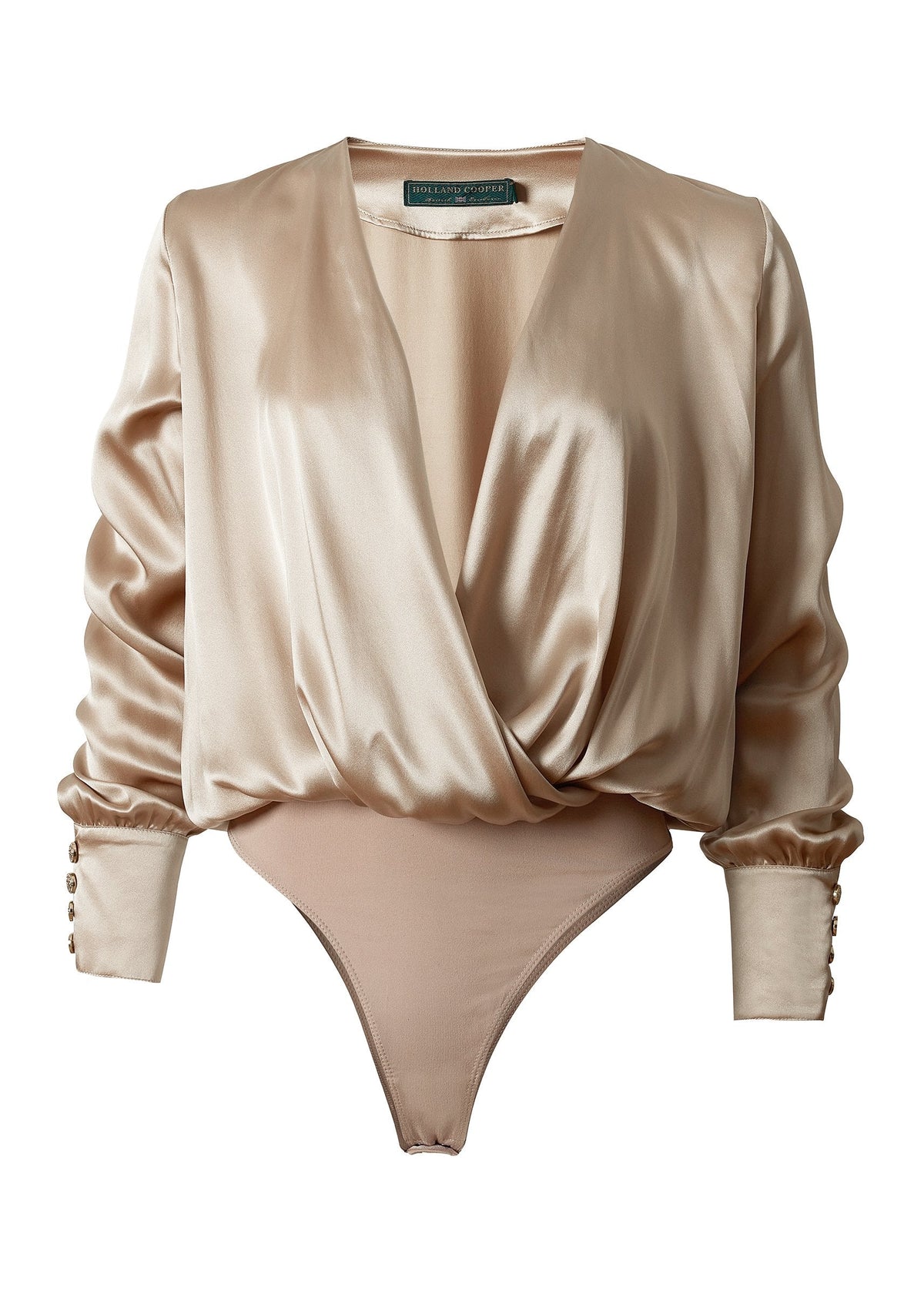 Silk Bodysuit (Champagne)