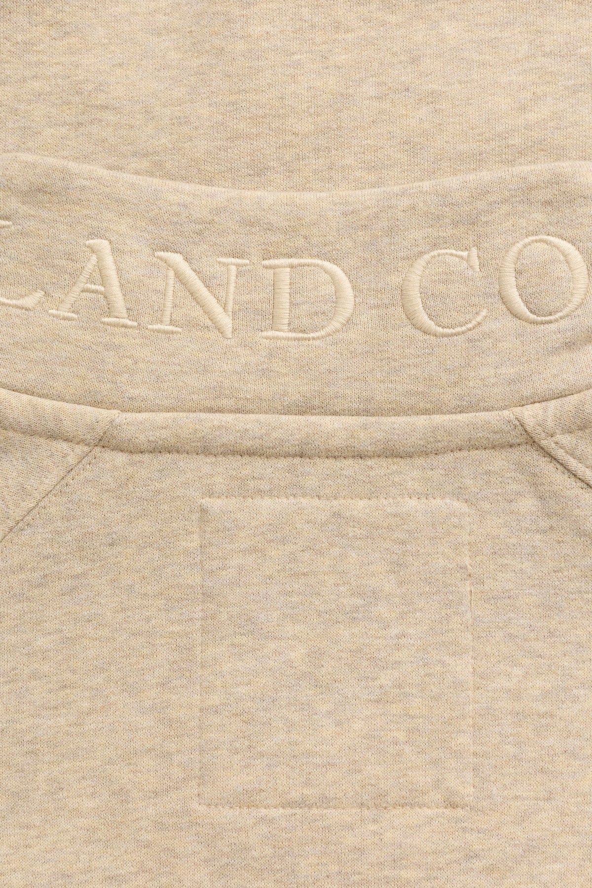 Sporting Goods Zip Henley (Oatmeal Marl)