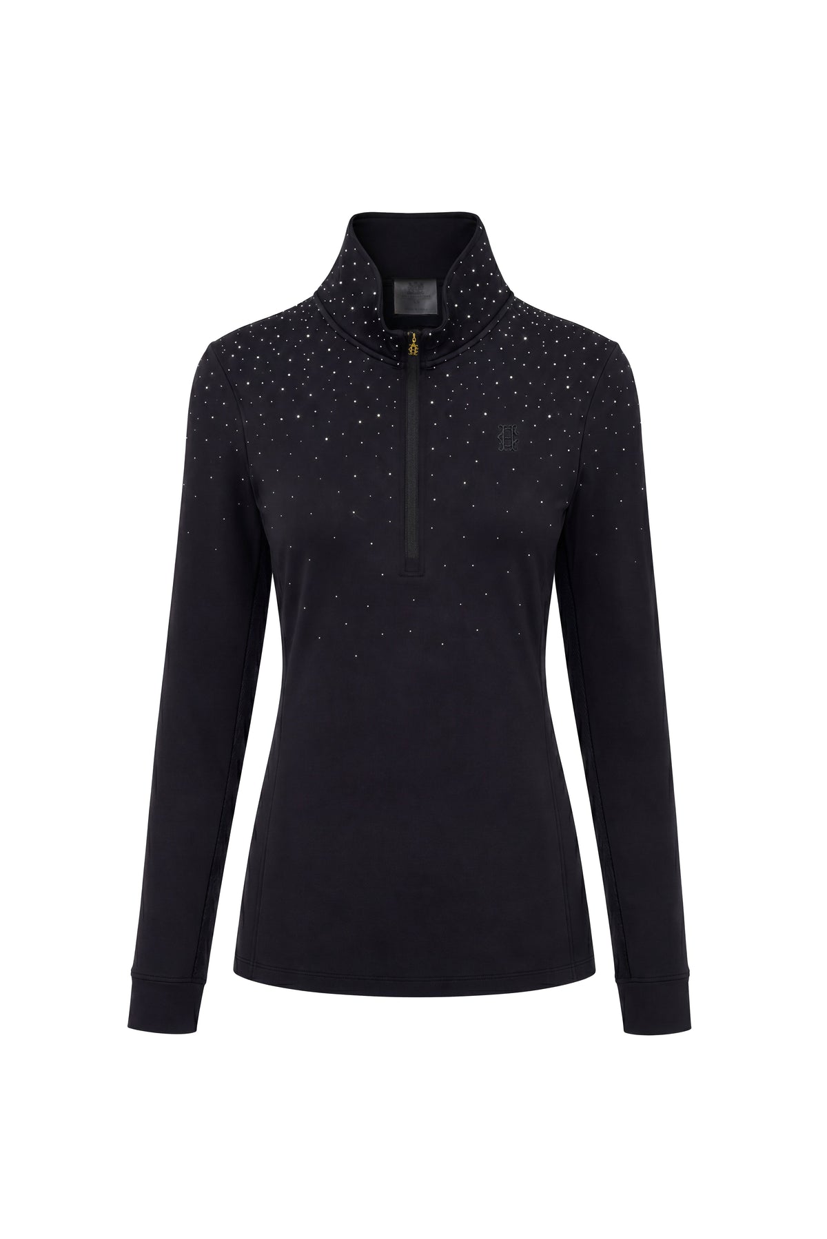 Studland Crystal Long Sleeve Base Layer (Black)