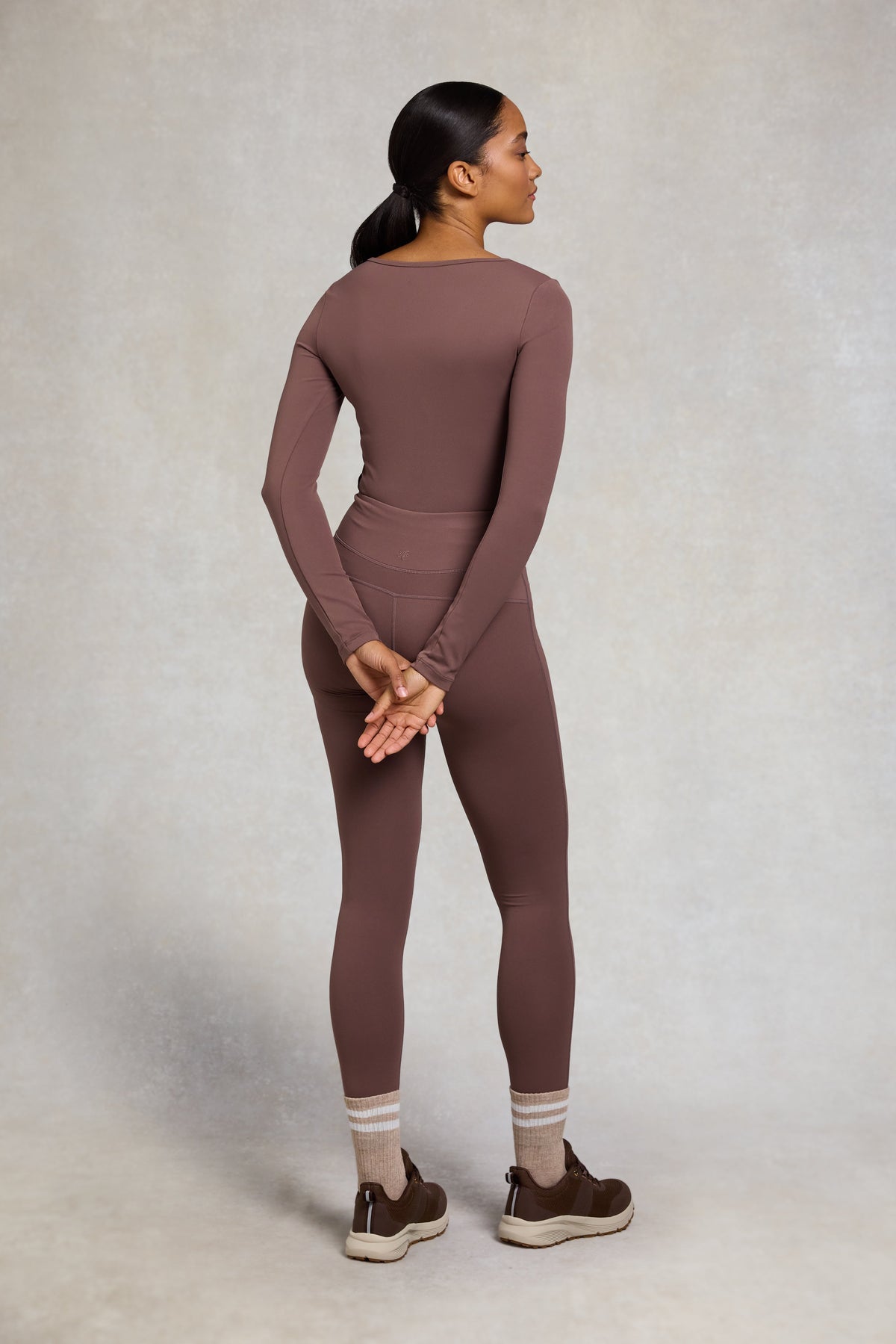 Supersoft Long Sleeve Top (Truffle)