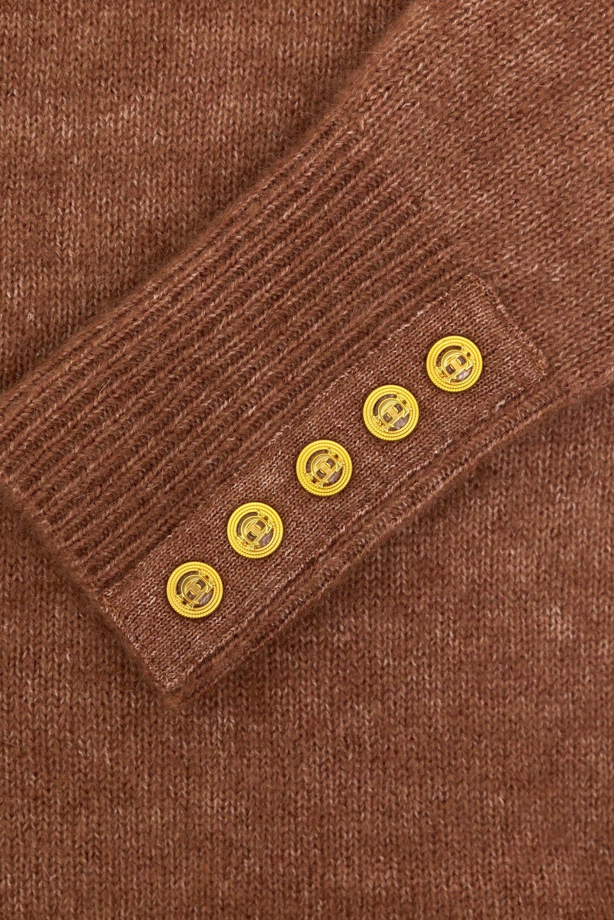 Tori Roll Neck Knit (Latte)