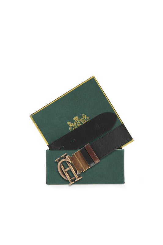 Men's Classic Reversible Belt (Chocolate Black Penny)