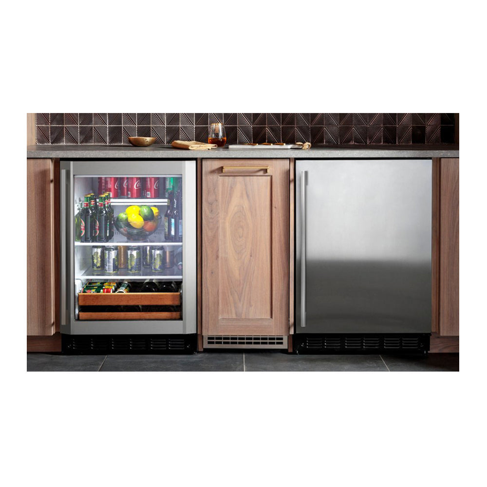 4.25 CuFt Bar Built-In Compact Refrigerator in Stainless Steel