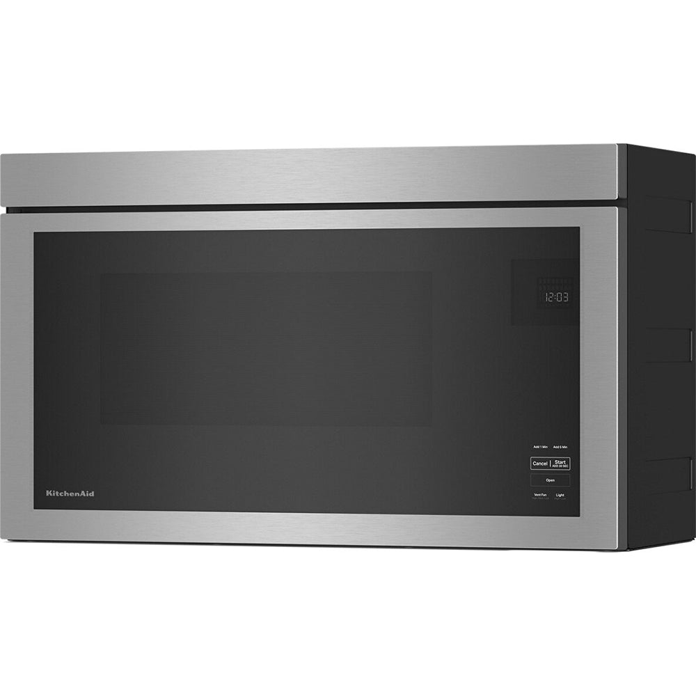 1.1 CuFt 1000 Wattage Over-The-Range Microwave in Stainless Steel with Flush Built-In Design