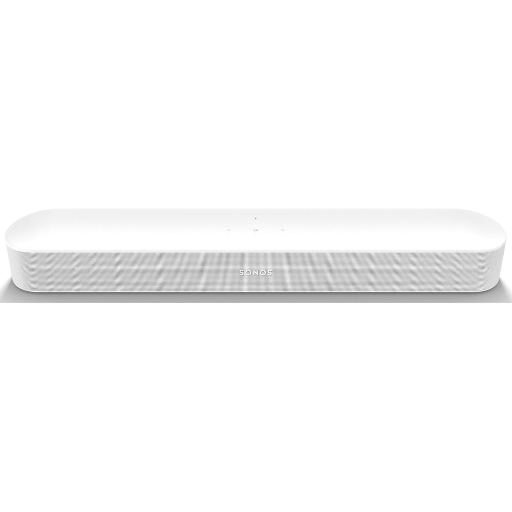 3.0 Channel Beam Wi-Fi Smart Soundbar and Two Era 100 Wireless Speaker Package - White