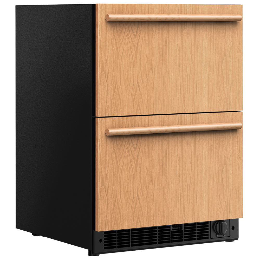 4.2 Cu. Ft.  24" Undercounter Double-Drawer Refrigerator/Freezer — Panel Ready