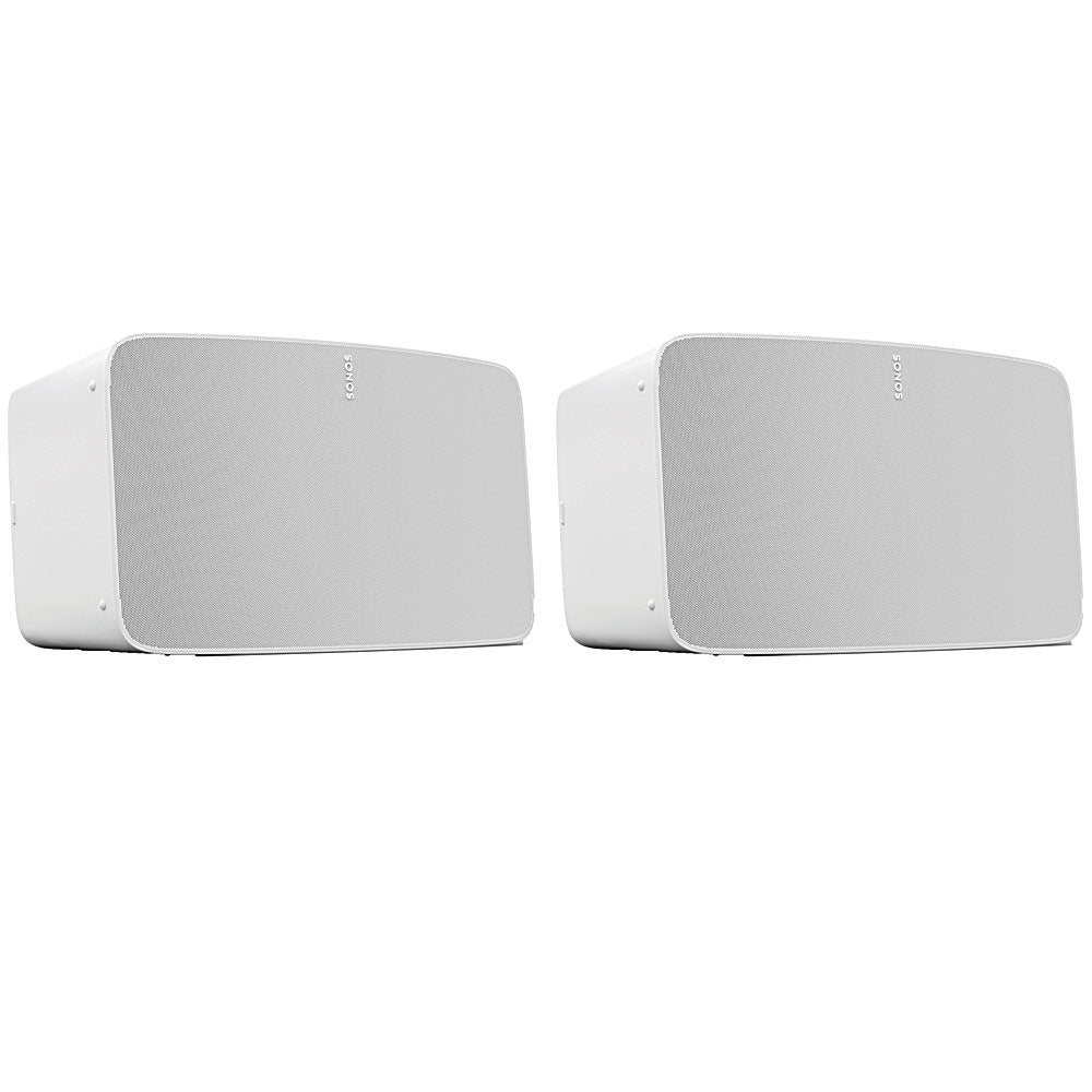 Five Wireless Smart Streaming Speaker (2-Pack) - White
