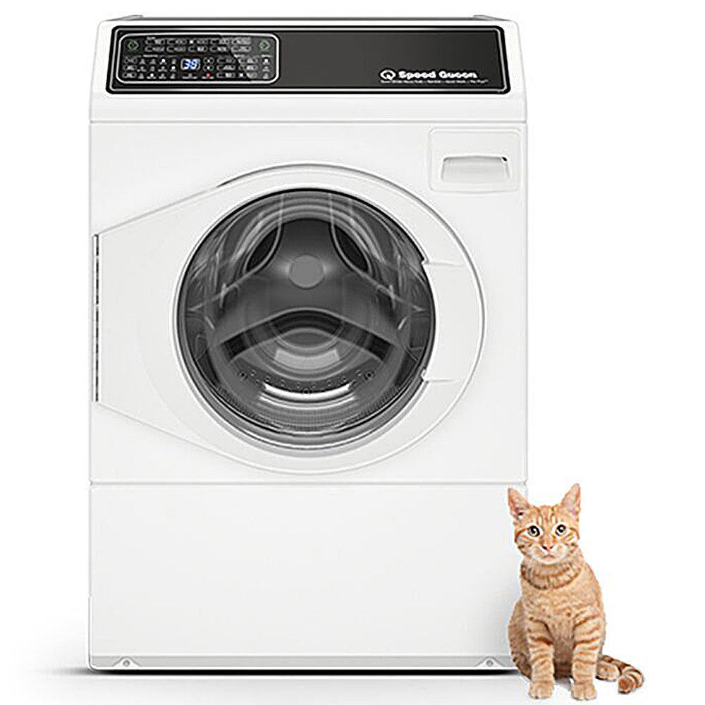 3.5 CuFt Front Load White Washer with Pet Plus™ Flea Cycle & Sanitize Option