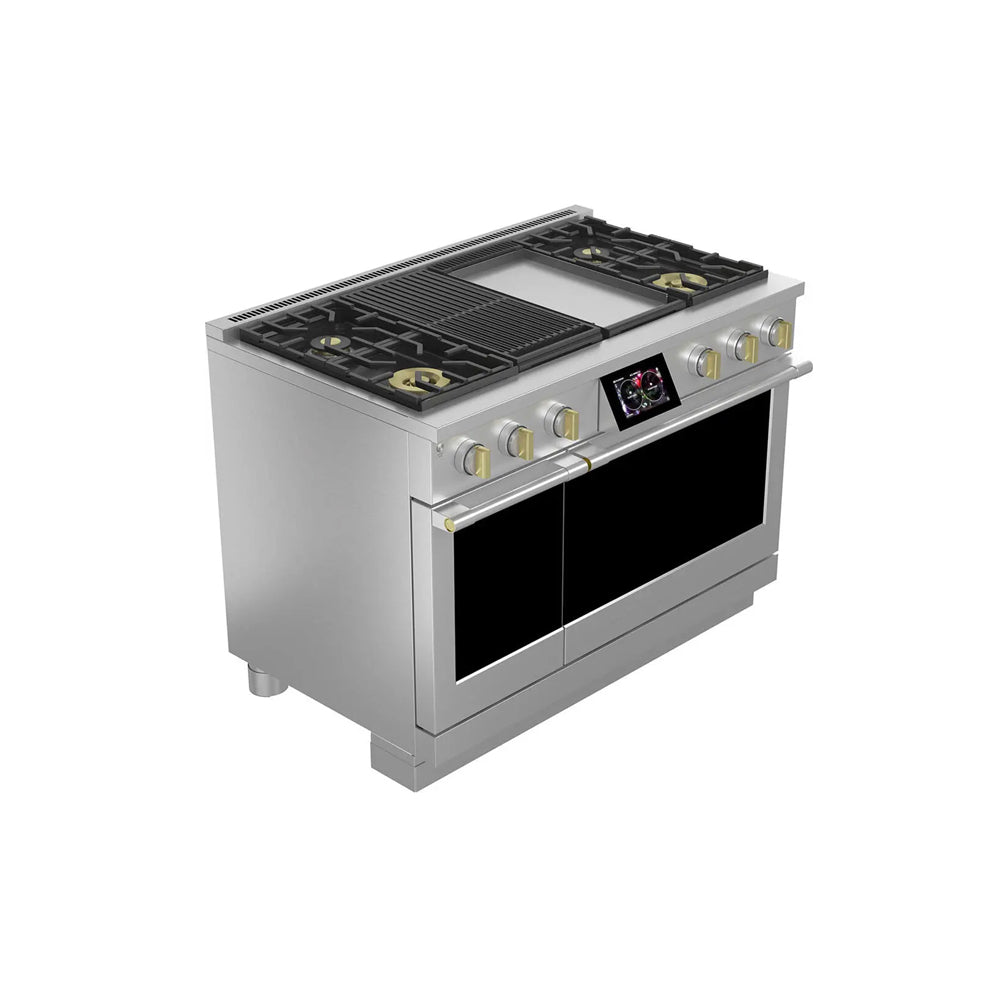 8.25 CuFt Dual Fuel TrueTemp™ Slide-In Gas Range in Stainless Steel