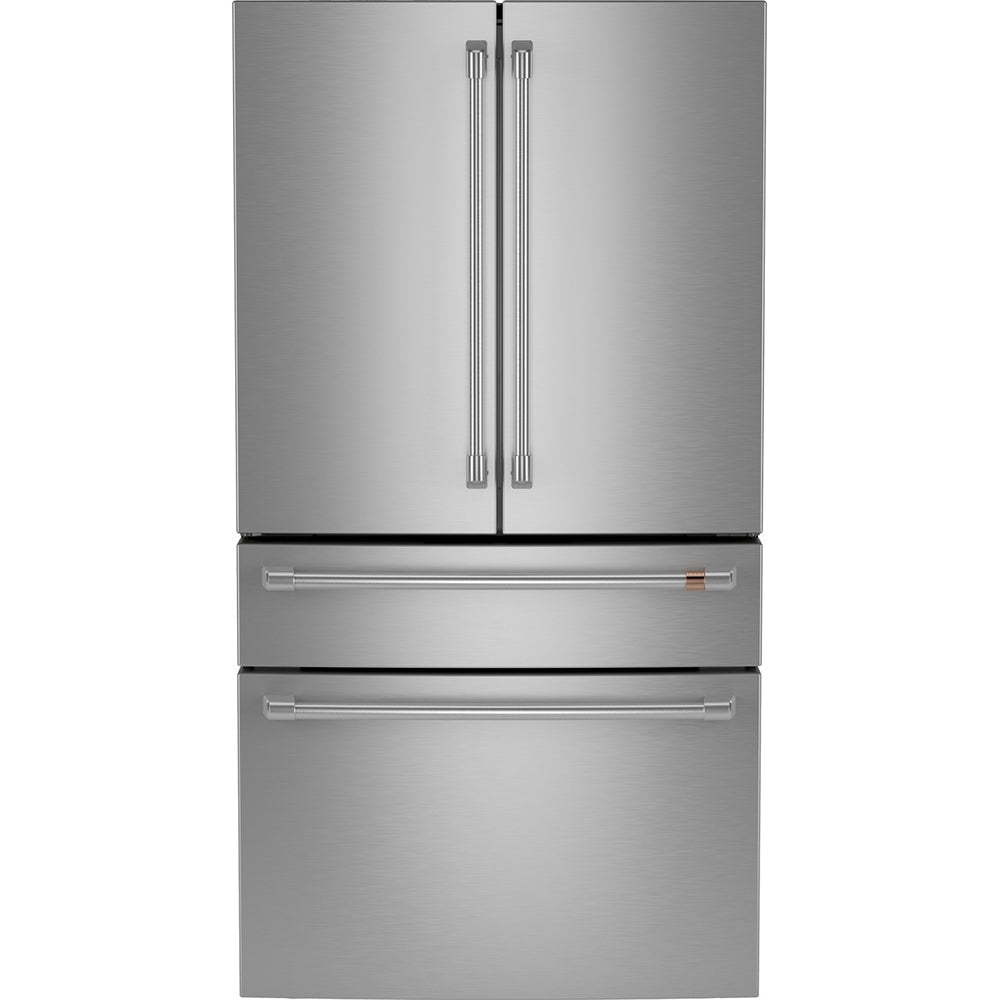 28.7 CuFt Smart 4-Door French Door Refrigerator in Stainless Steel with Dual-Dispense AutoFill Pitcher
