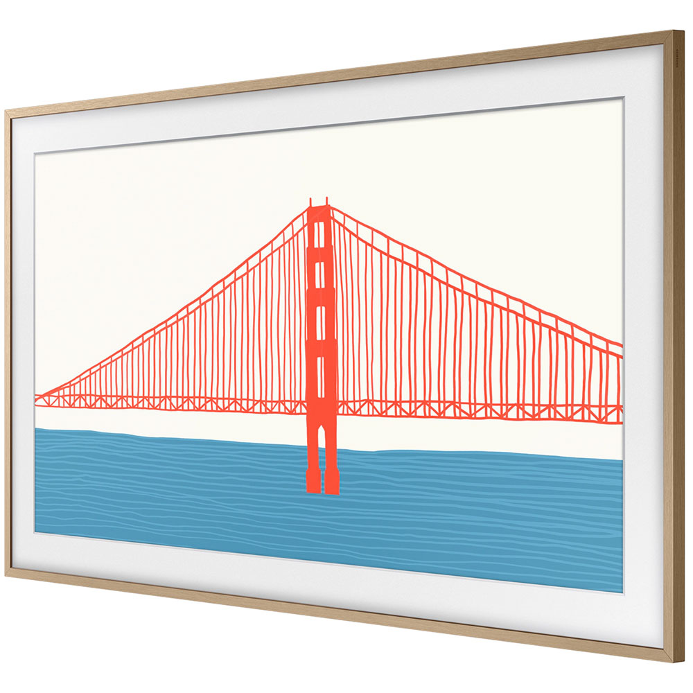 50" The Frame Customizable Bezel - Modern Teak