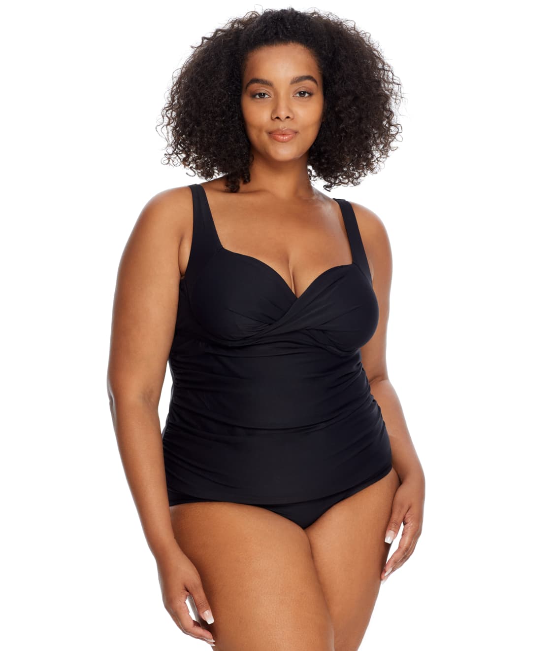Plus Size Eco Onyx Basic Bikini Bottom