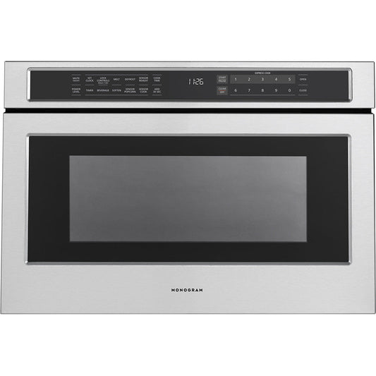 1.2 CuFt 1000 Watt Built-In Microwave Drawer in Stainless Steel with Sensor Cooking
