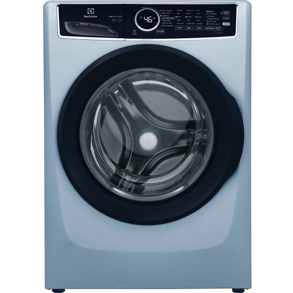 4.5 Cu Ft Perfect Steam Sanitize Front Loa Perfect Steam™ Washer with LuxCare® Wash - Glacier Blue
