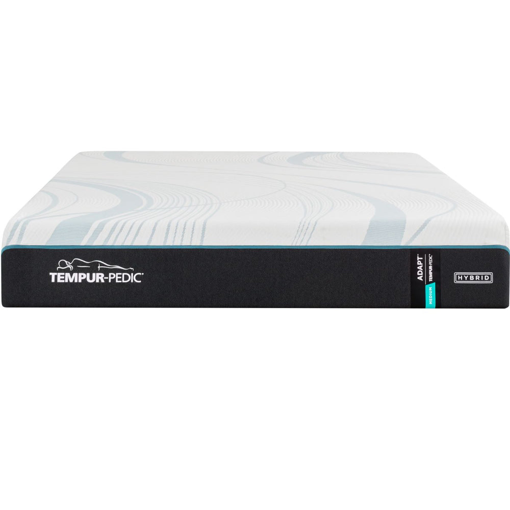 TEMPUR-Adapt® 2.0 Medium Hybrid Tight Top Twin Mattress - Black/White