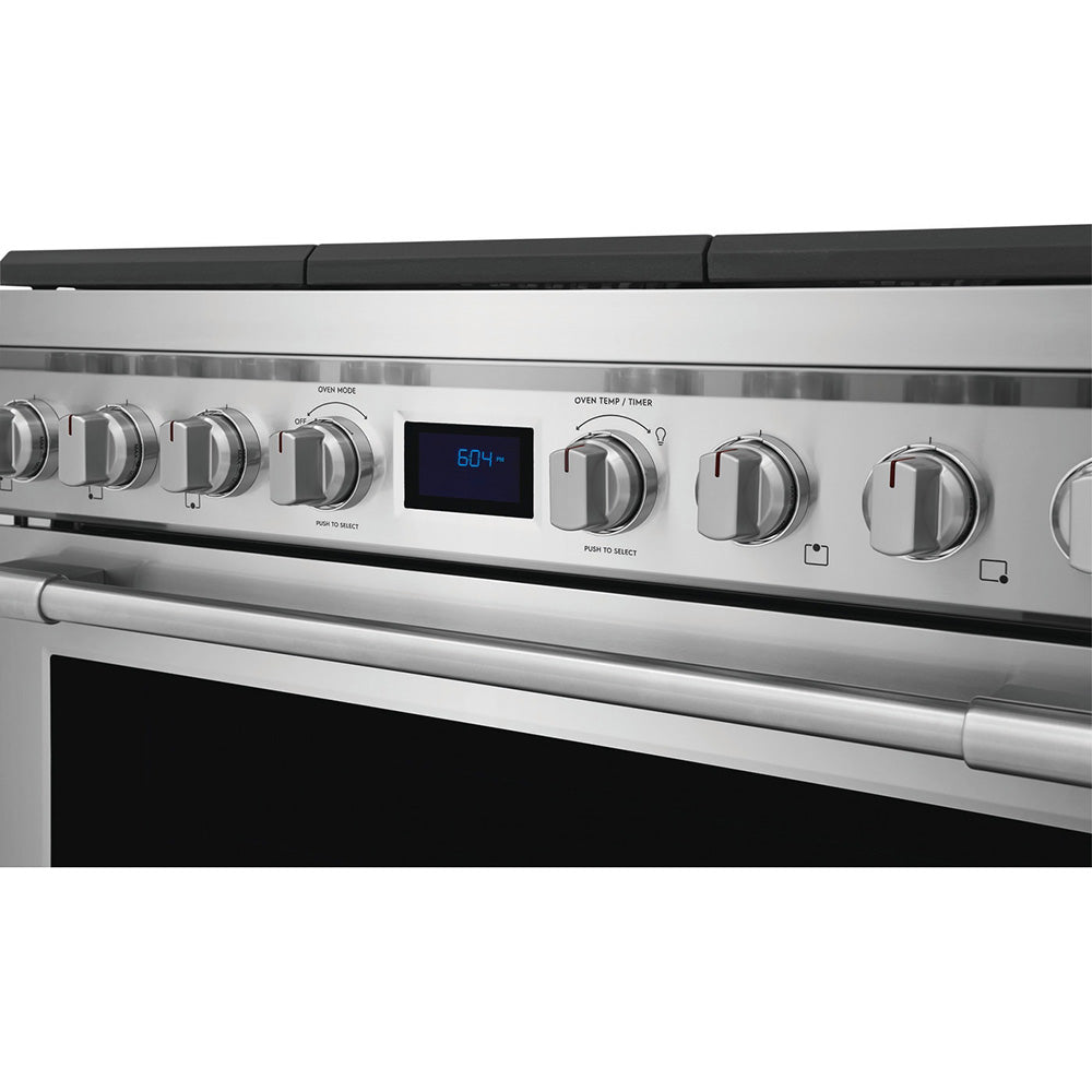 4.4 CuFt 6-Burner Freestanding Gas Range in Stainless Steel with Convection Bake