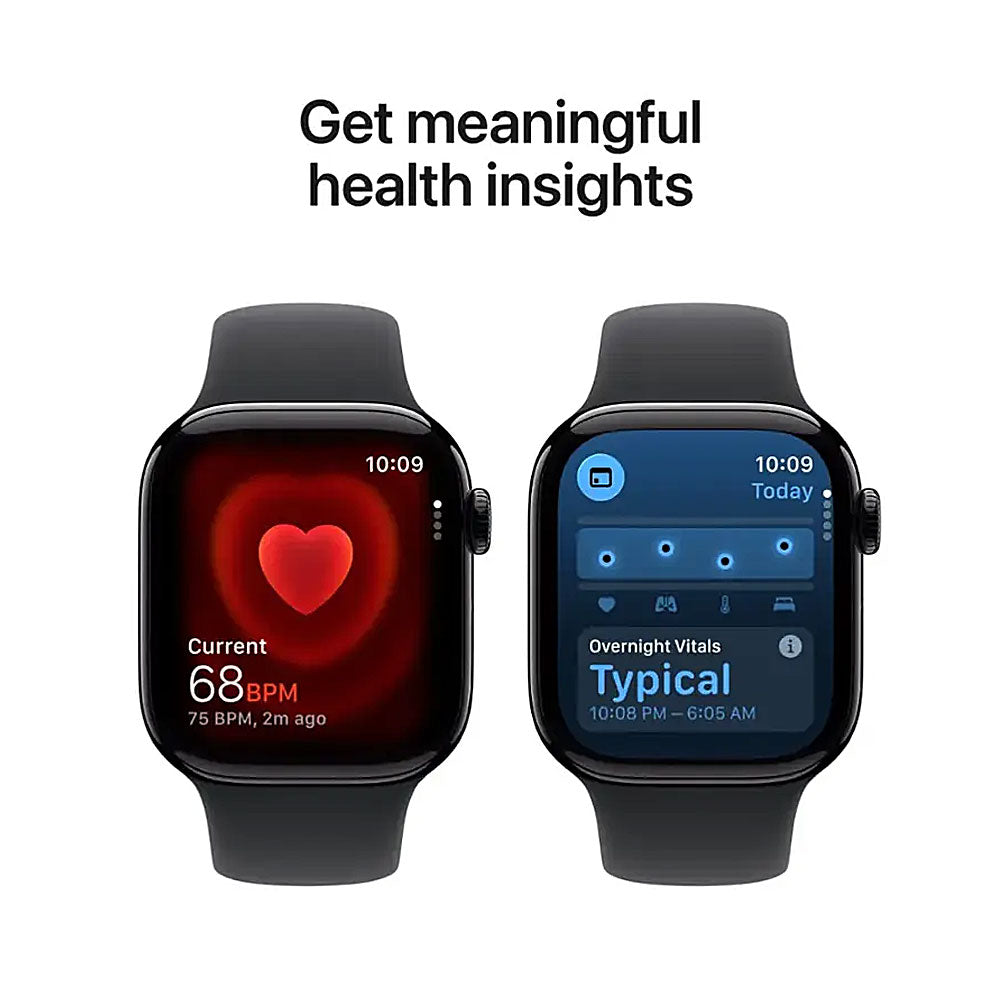 Watch Series 11 (GPS) 46mm Jet Black Aluminum Case with Black Sport Band - M/L