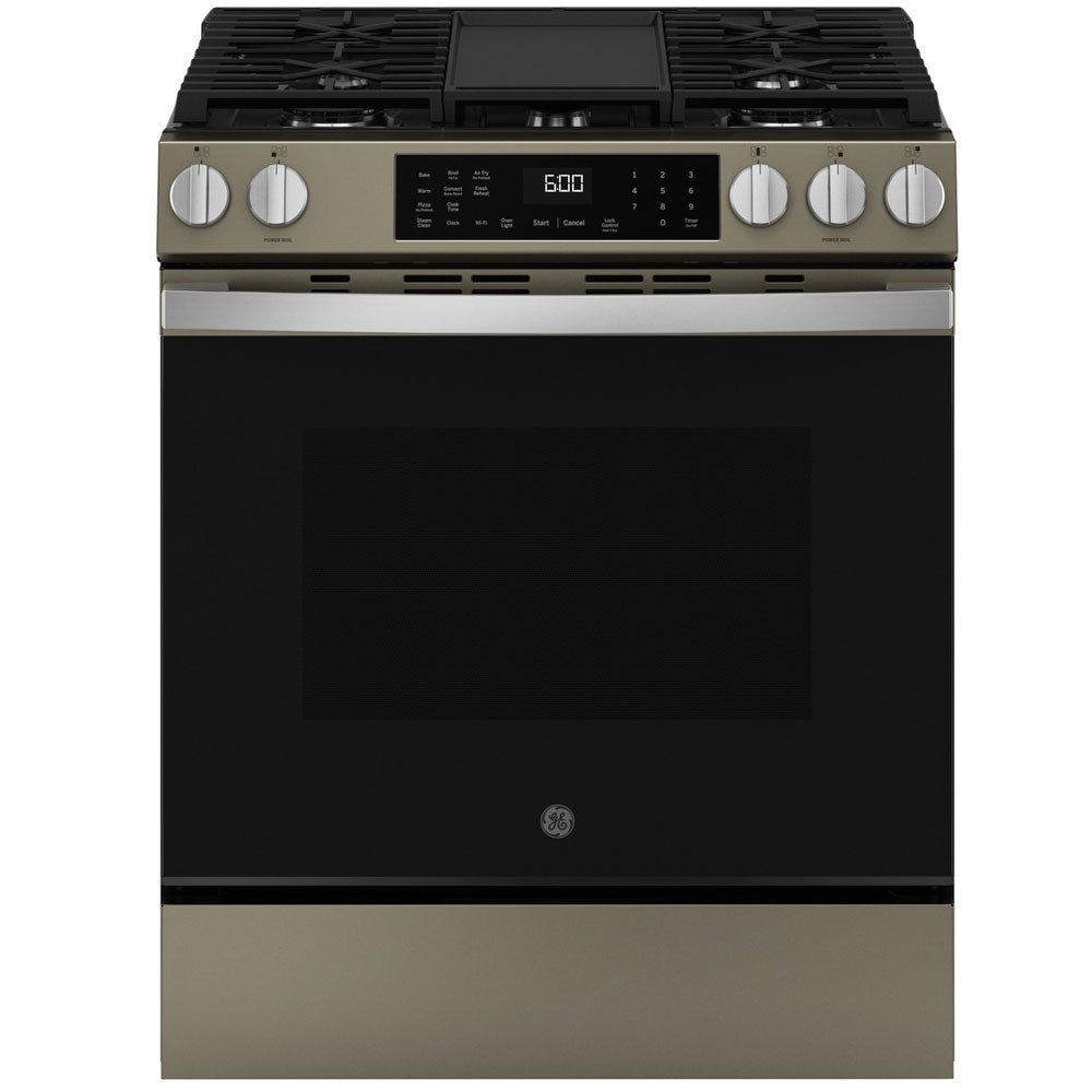5.3 Cu Ft 30" Wide Slide-In Convection Gas Range with No Preheat Air Fry