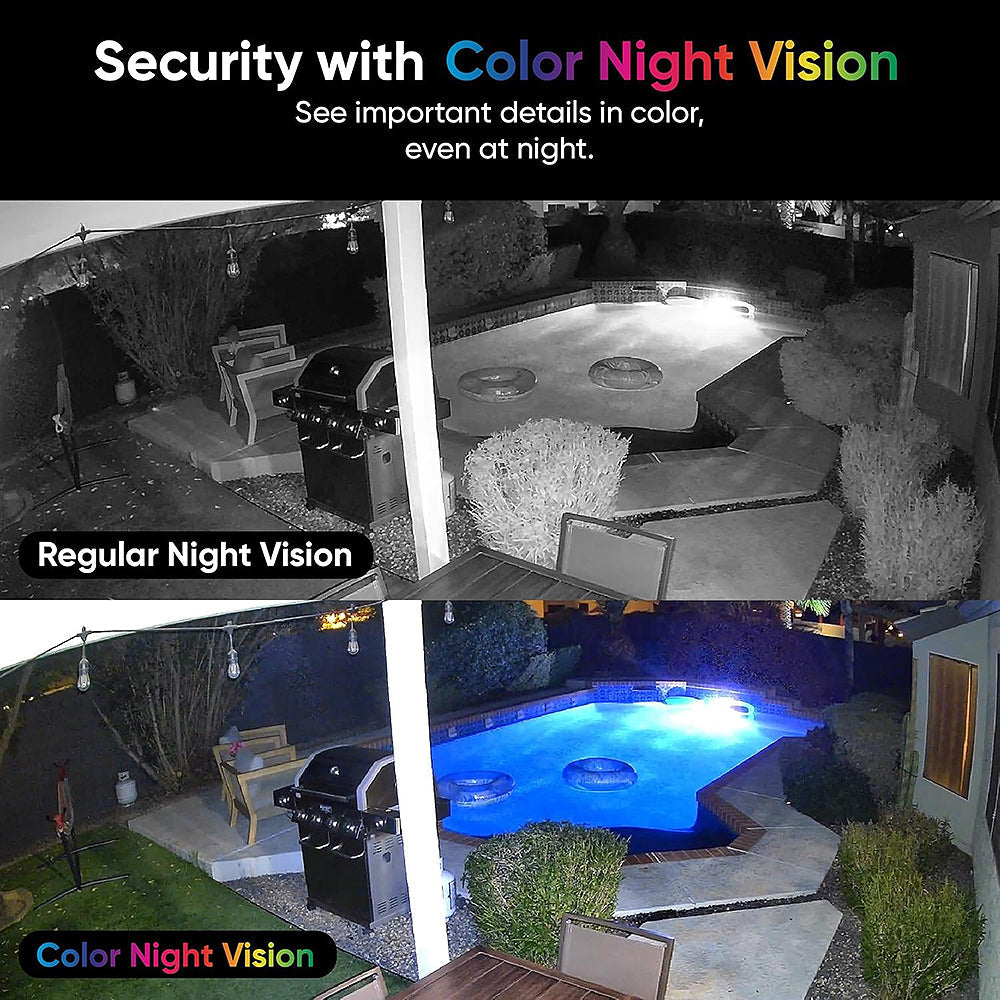 v4 2.5K Camera with Night Vision - Gray