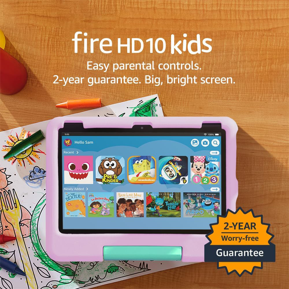 10.1” HD 10 Kids' Tablet - Pink