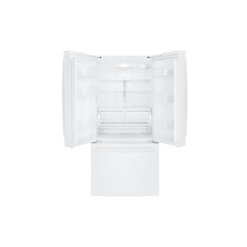 18.6 Cu Ft Counter Depth French Door Refrigerator with Internal Water Dispenser - White