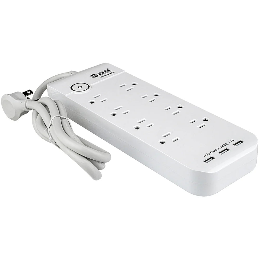 8-Outlet Surge Protector with USB